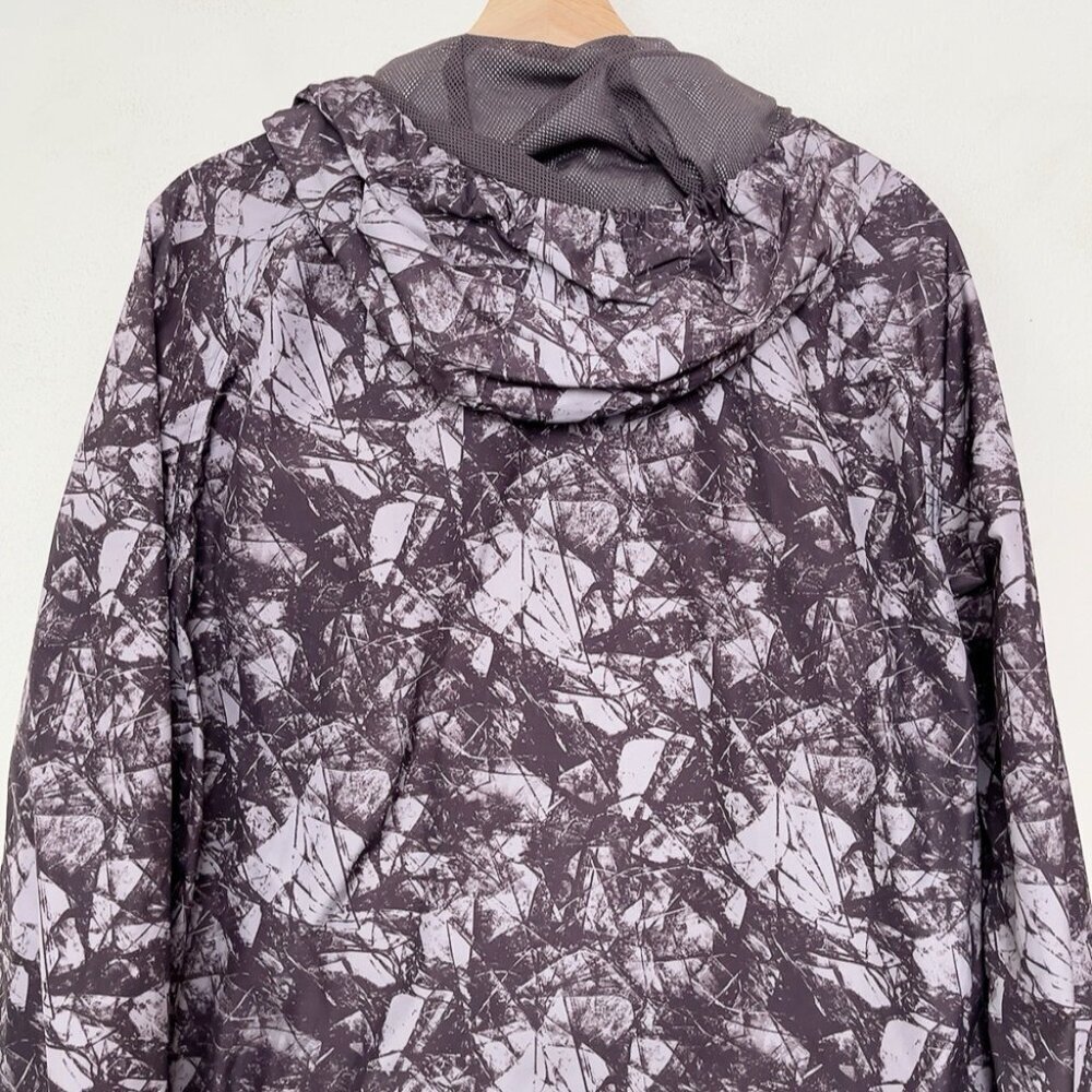 TOPMAN Mens Medium Camo Hooded Zip Neck Pullover - Picture 10 of 11